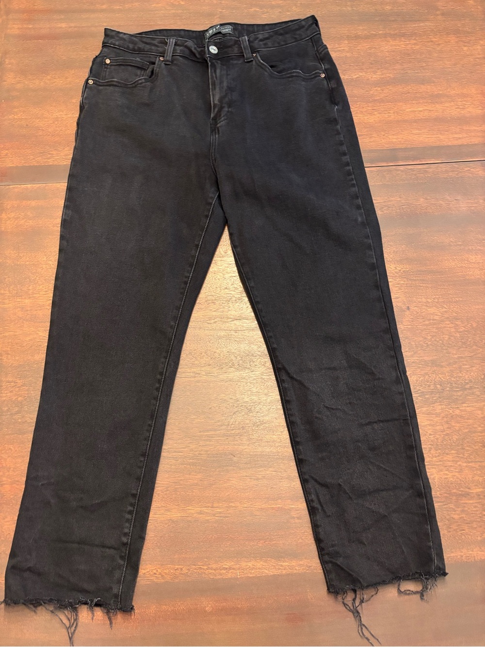 Primark Black Straight-Leg Women's Jeans Size 8